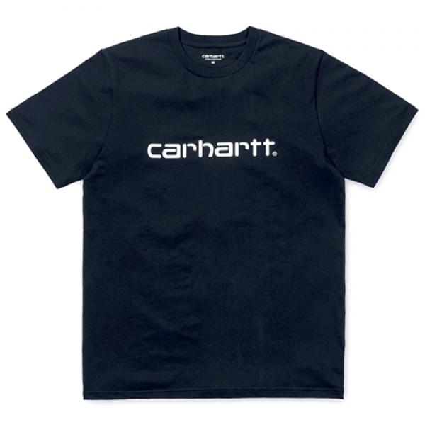 (I023803) SCRIPT T-SHIRT-DARK NAVY